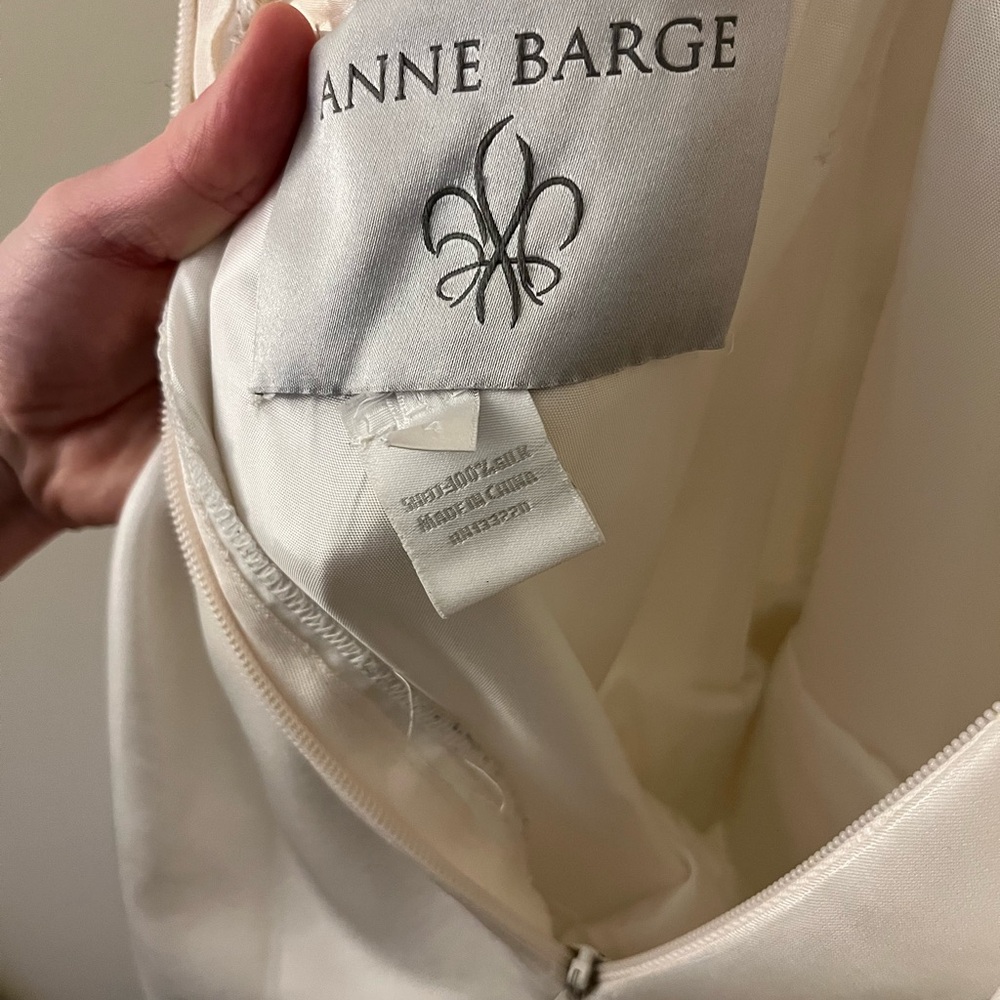 Anne Barge 100% silk wedding dress - Picture 13 of 15
